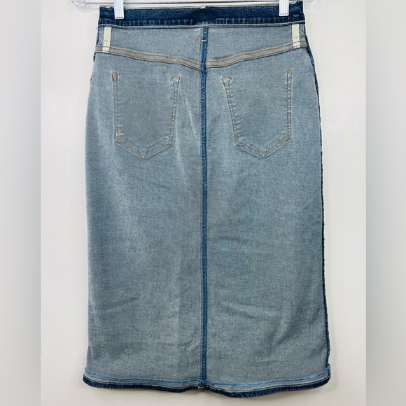 MOTHER Light Blue Denim Midi Skirt - Picture 8 of 8